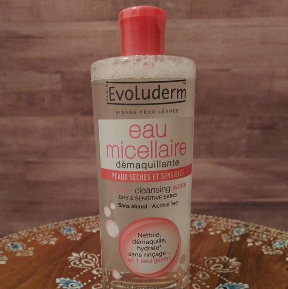 * 1 DAY SALE! * Evoluderm French Micellar Cleansing Water DRY & SENSITIVE SKINS - Picture 1 of 1